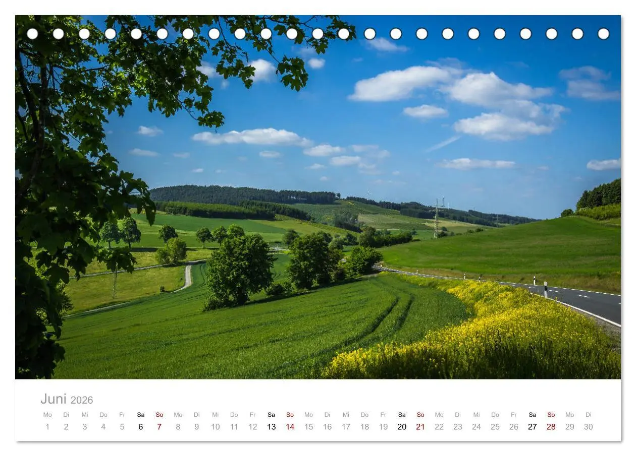 Bild: 9783457873748 | Schönes Sauerland (Tischkalender 2026 DIN A5 quer), CALVENDO...