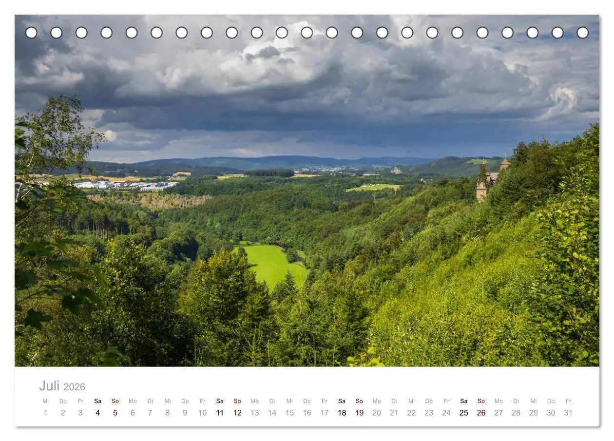 Bild: 9783457873748 | Schönes Sauerland (Tischkalender 2026 DIN A5 quer), CALVENDO...