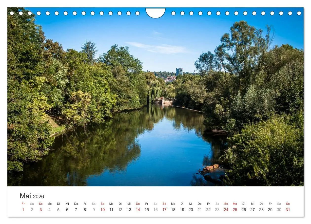 Bild: 9783457943748 | Pforzheims schöne Stellen (Wandkalender 2026 DIN A4 quer), CALVENDO...