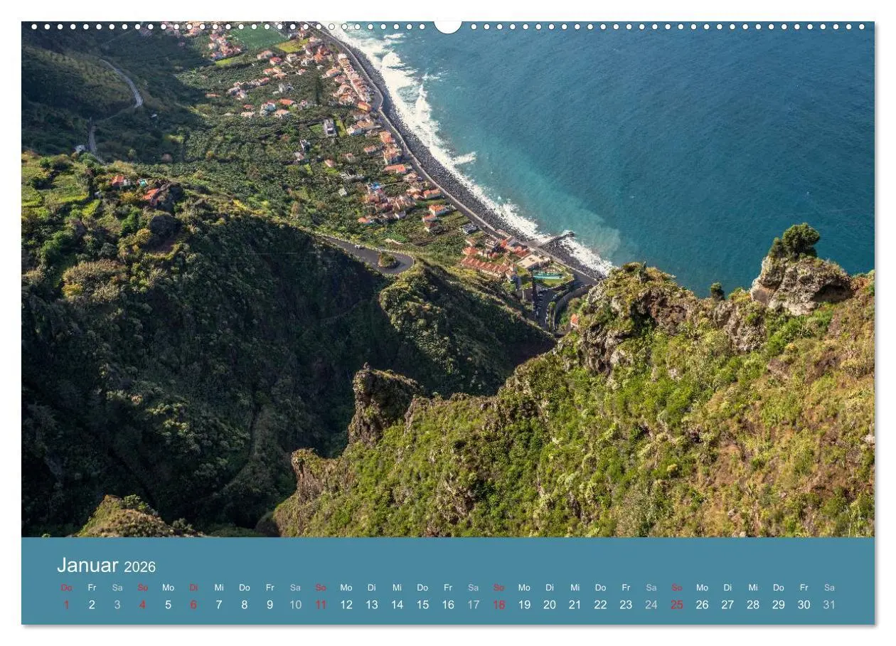 Bild: 9783516103748 | Zauberhaftes Madeira (Wandkalender 2026 DIN A2 quer), CALVENDO...