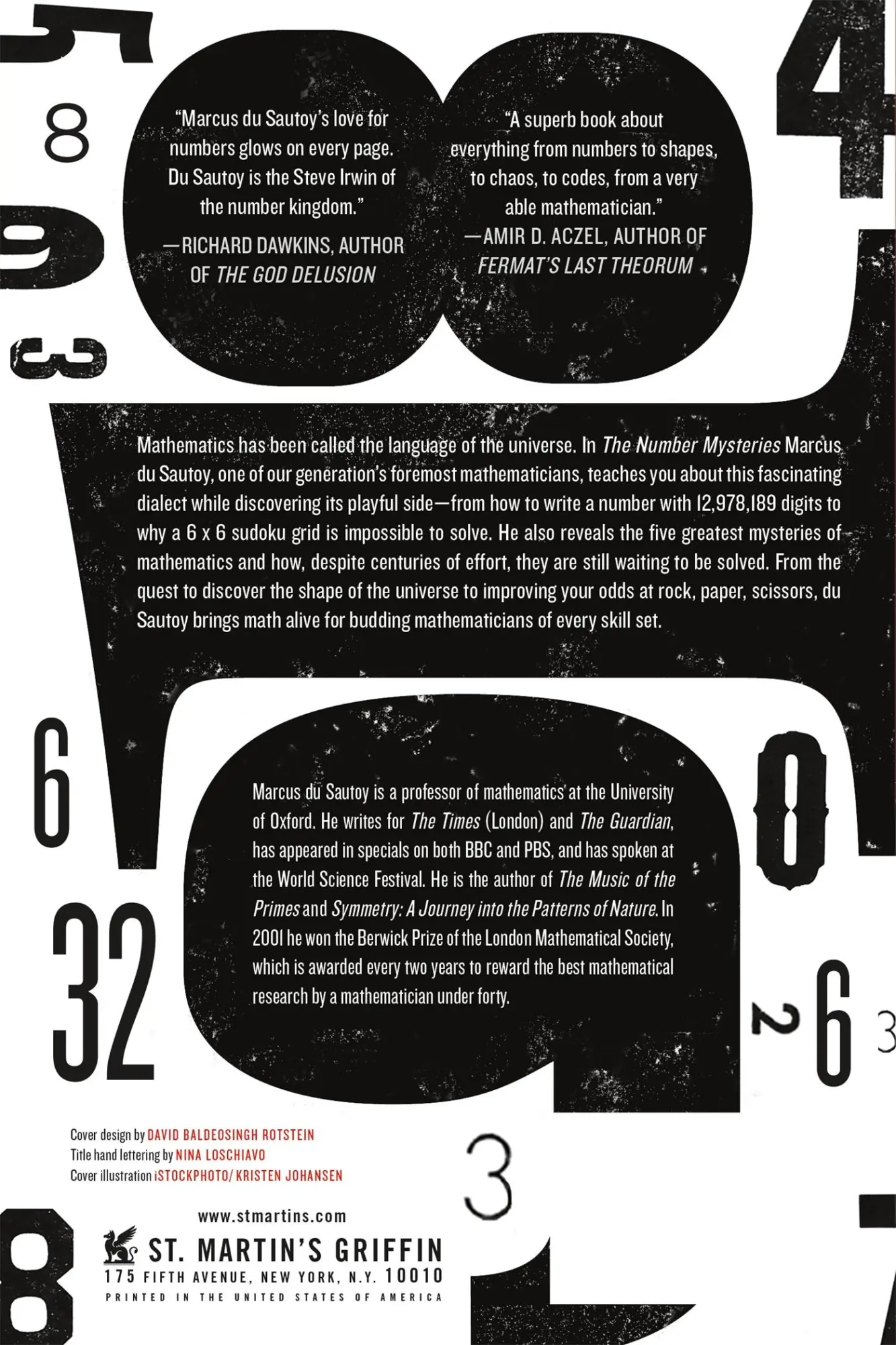 Rückseite: 9780230113848 | NUMBER MYSTERIES | Marcus Du Sautoy | Taschenbuch | Englisch | 2011