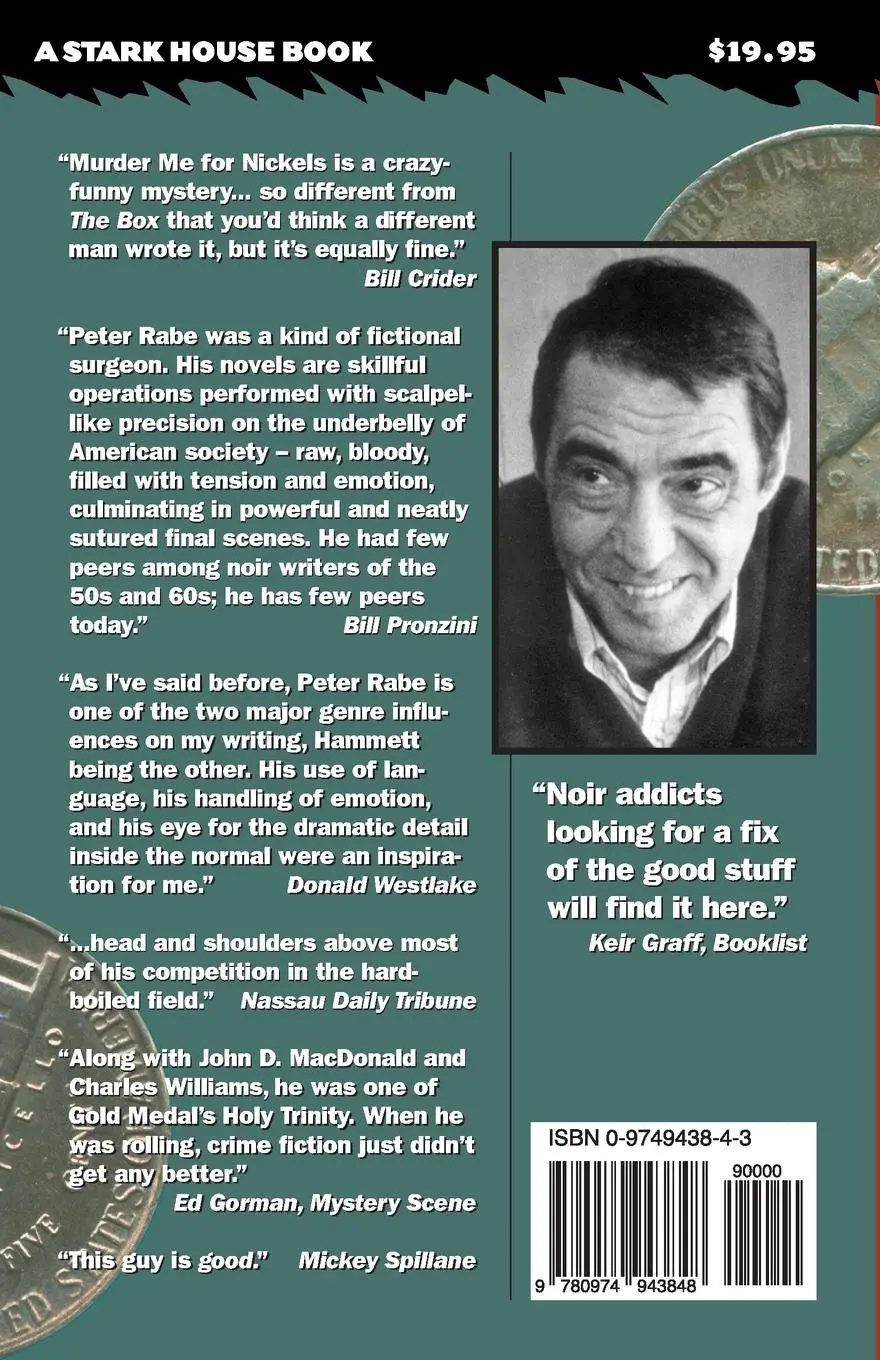 Rückseite: 9780974943848 | Murder Me for Nickels / Benny Muscles In | Peter Rabe | Taschenbuch