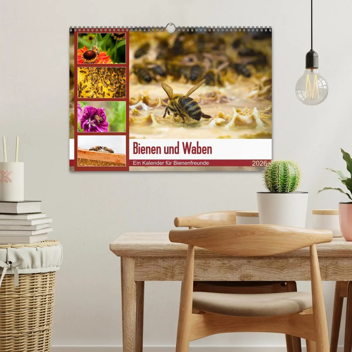 Bild: 9783457933848 | Bienen und Waben (Wandkalender 2026 DIN A3 quer), CALVENDO...