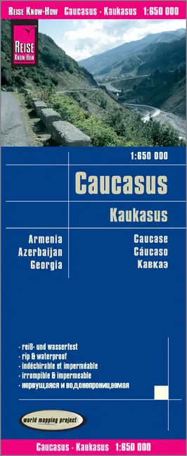 Cover: 9783831773848 | Reise Know-How Landkarte Kaukasus / Caucasus (1:650.000) :...