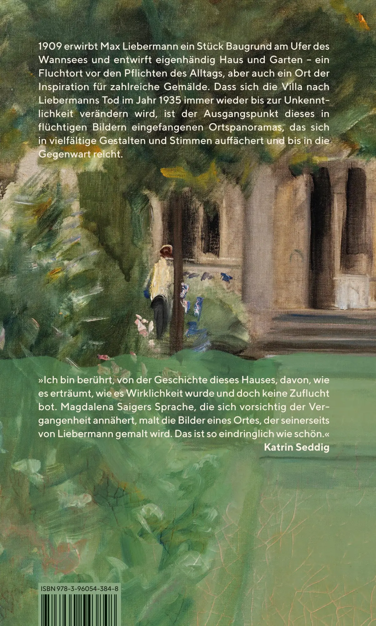 Rückseite: 9783960543848 | Am Wasser das Haus | Eine literarische Ortsbegehung | Magdalena Saiger