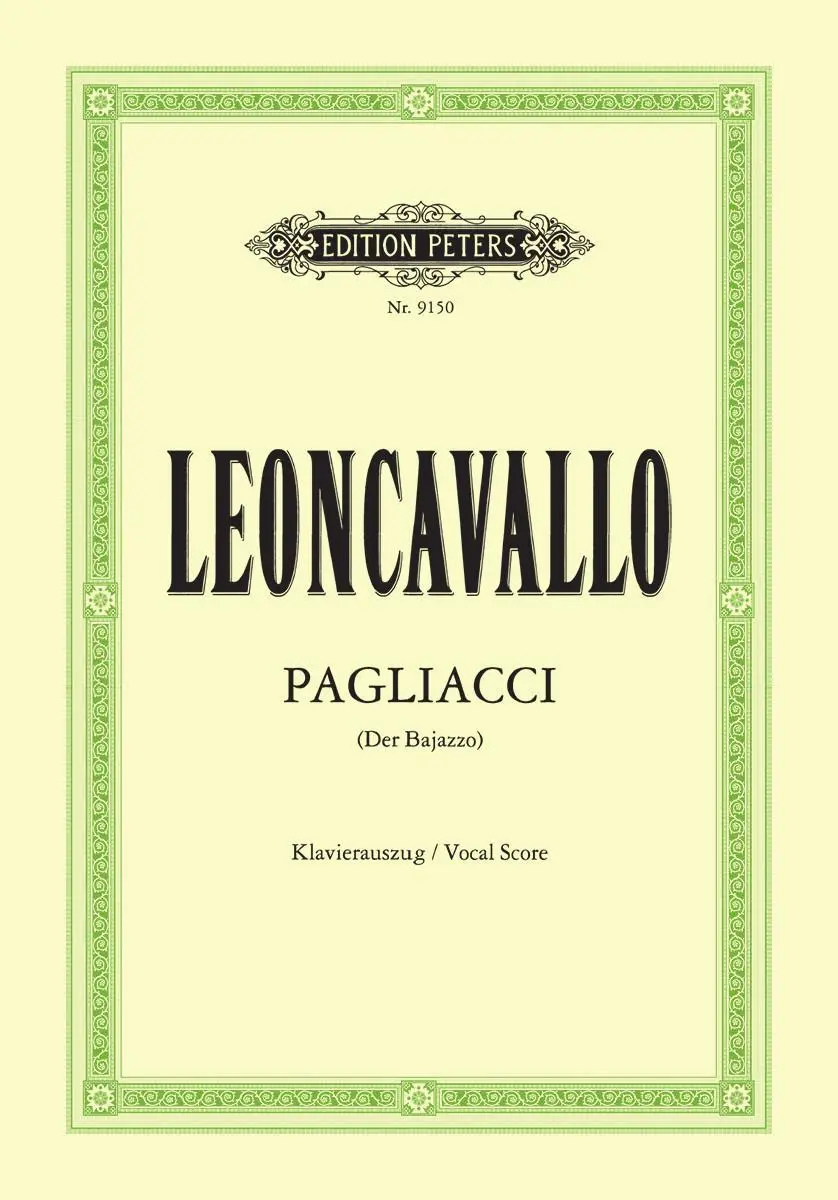 Cover: 9790014073848 | Pagliacci | Ruggero Leoncavallo | Broschüre | Klavierauszug | Englisch