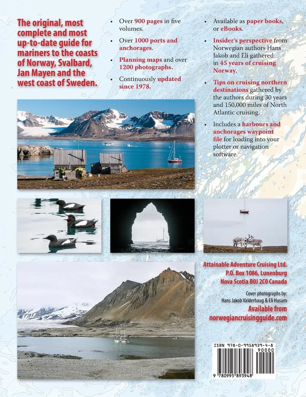 Rückseite: 9780995893948 | Norwegian Cruising Guide 8th Edition Vol 5 | Phyllis L Nickel (u. a.)
