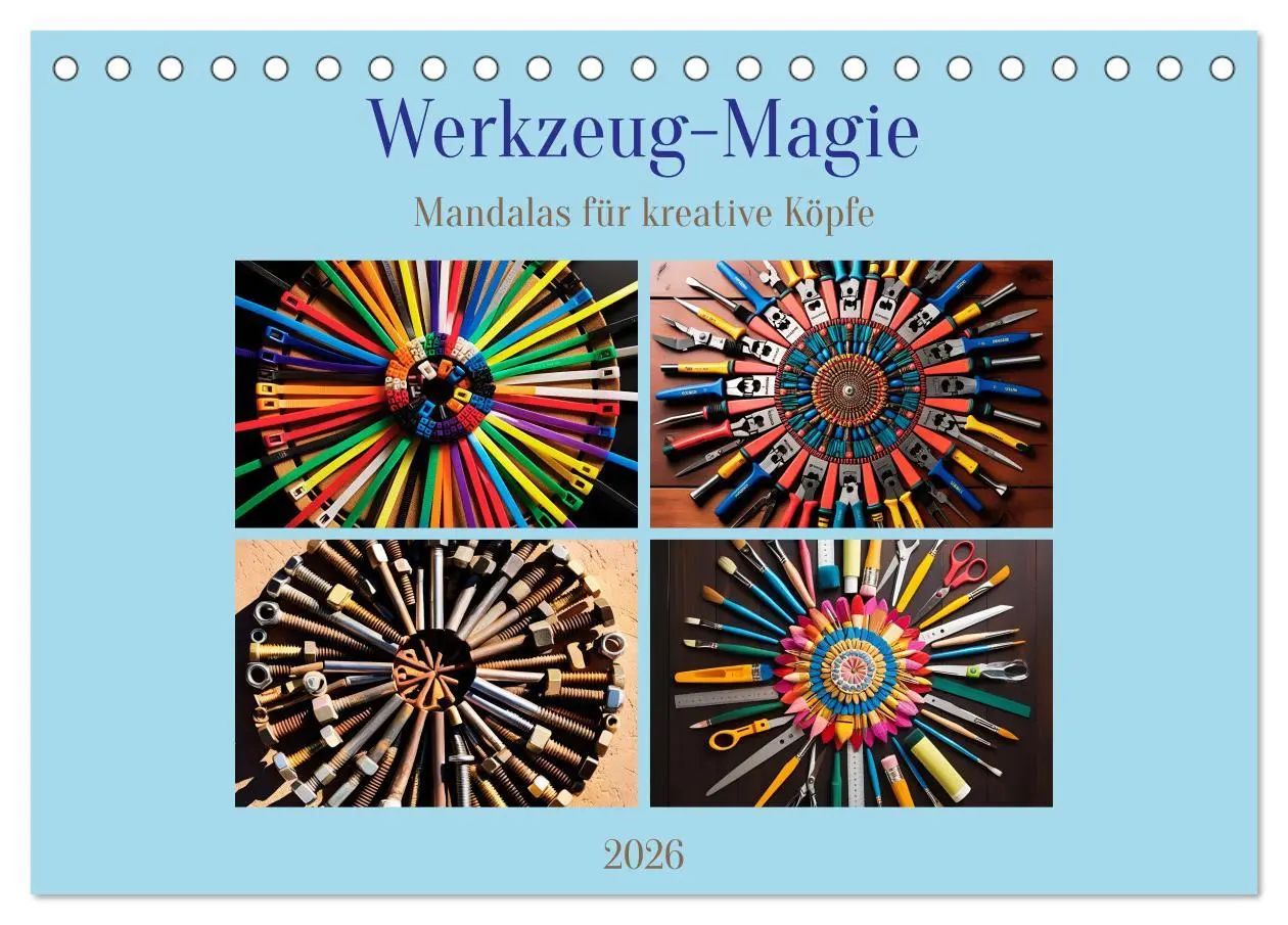 Cover: 9783457303948 | Werkzeug-Magie (Tischkalender 2026 DIN A5 quer), CALVENDO...
