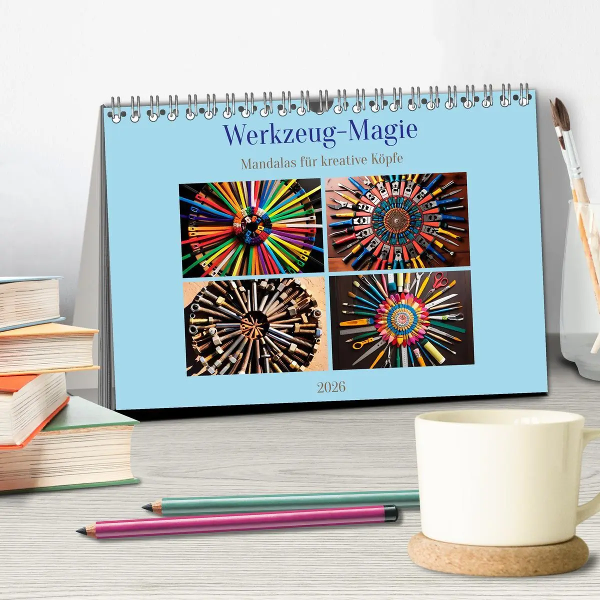Bild: 9783457303948 | Werkzeug-Magie (Tischkalender 2026 DIN A5 quer), CALVENDO...