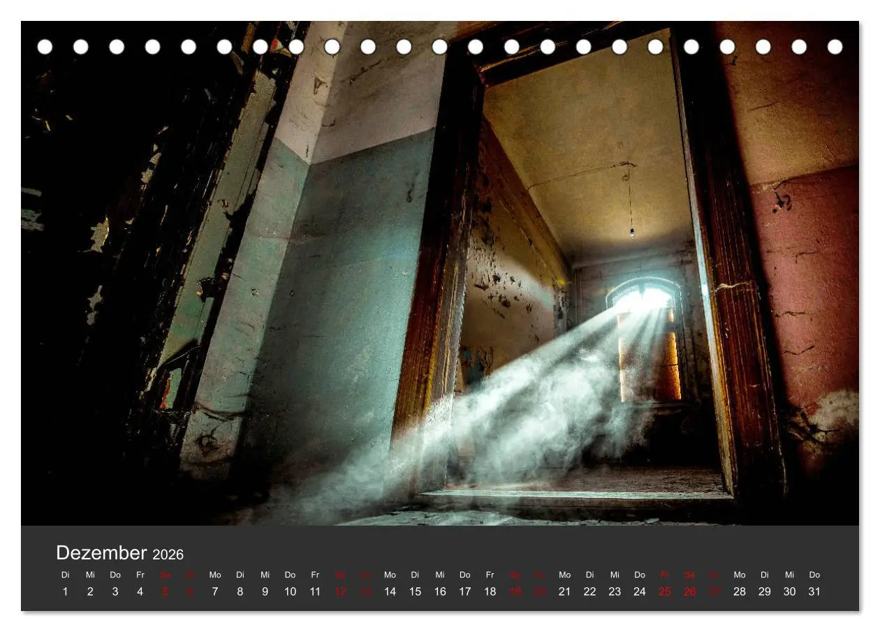 Bild: 9783457783948 | Verlassene Orte - Ein Lost Places Kalender (Tischkalender 2026 DIN...