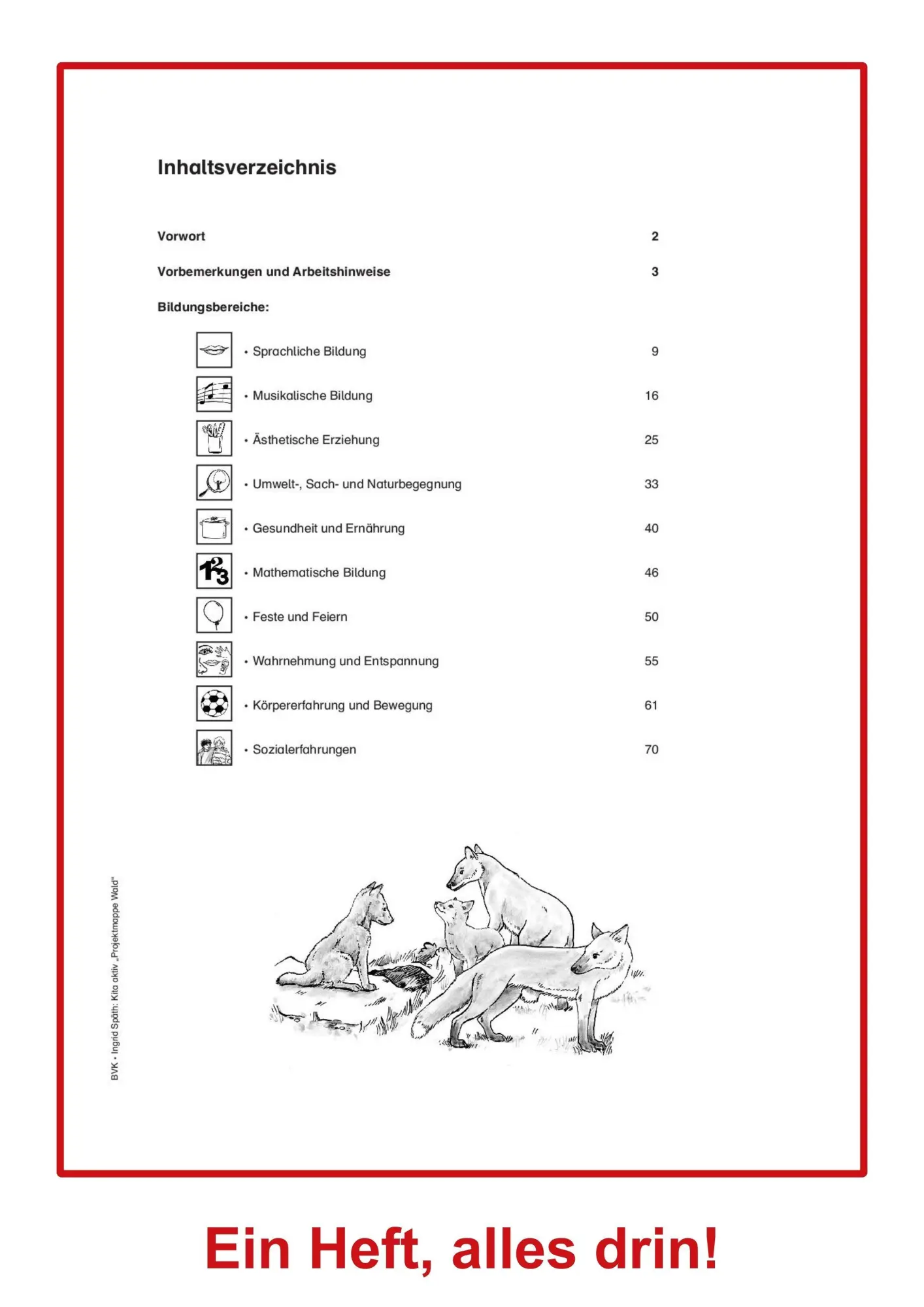 Bild: 9783867403948 | Kita aktiv Projektmappe Wald | Ingrid Späth | Broschüre | Kita aktiv