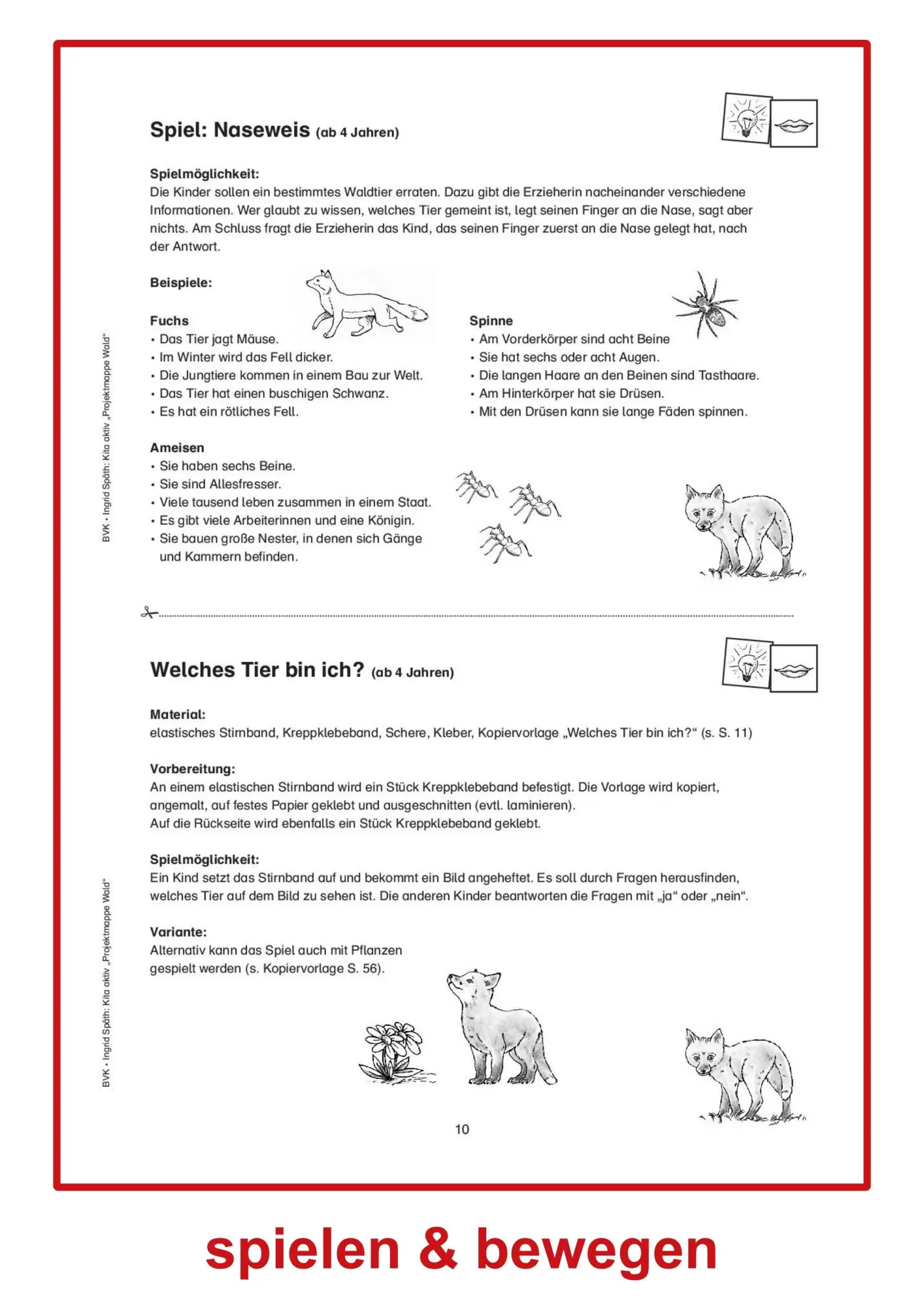 Bild: 9783867403948 | Kita aktiv Projektmappe Wald | Ingrid Späth | Broschüre | Kita aktiv