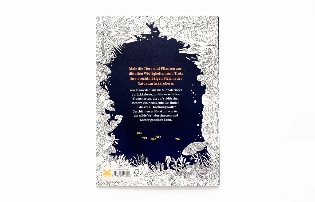 Bild: 9783962443948 | Die Rückkehr der Wildnis. Ausmalbuch | Helen Scales | Taschenbuch