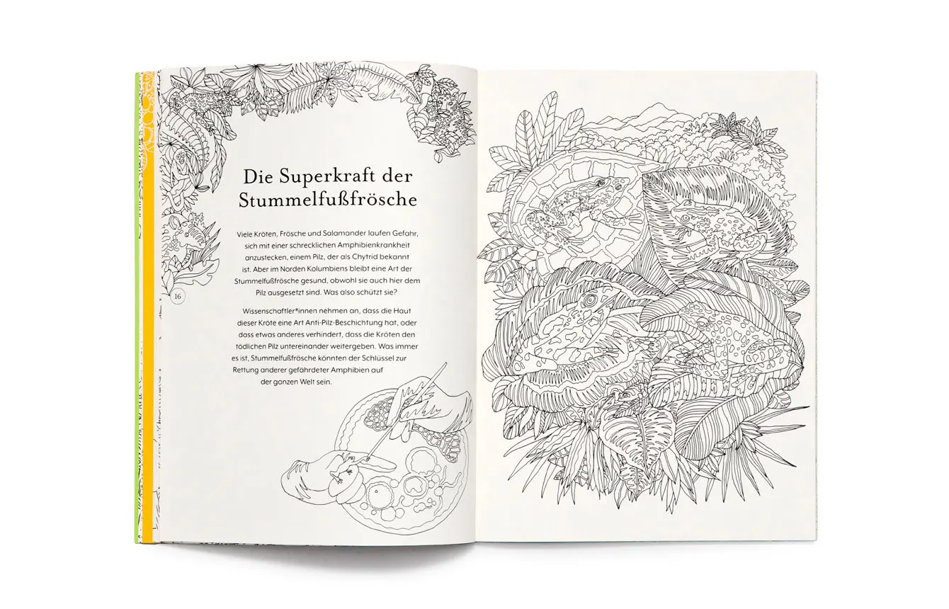 Bild: 9783962443948 | Die Rückkehr der Wildnis. Ausmalbuch | Helen Scales | Taschenbuch