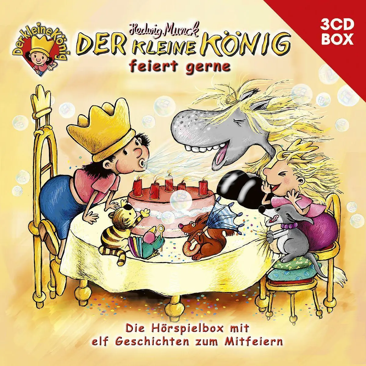 Cover: 602445414048 | Der kleine König (02)... feiert gerne (3-CD Hörspielbox) | Munck | CD