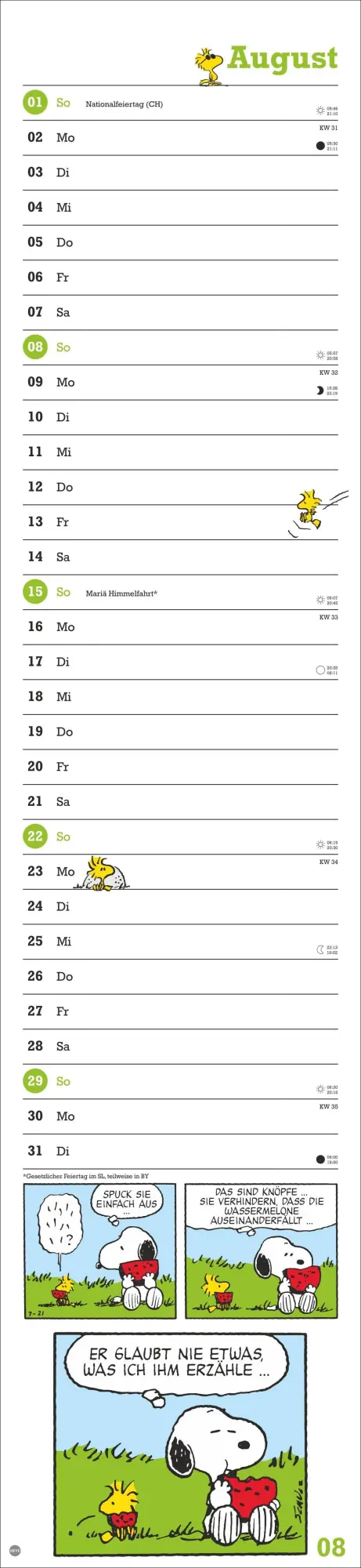 Bild: 9783756414048 | Peanuts Superlangplaner 2027 | Heye | Kalender | Spiralbindung | 13 S.