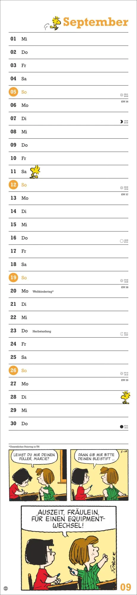 Bild: 9783756414048 | Peanuts Superlangplaner 2027 | Heye | Kalender | Spiralbindung | 13 S.