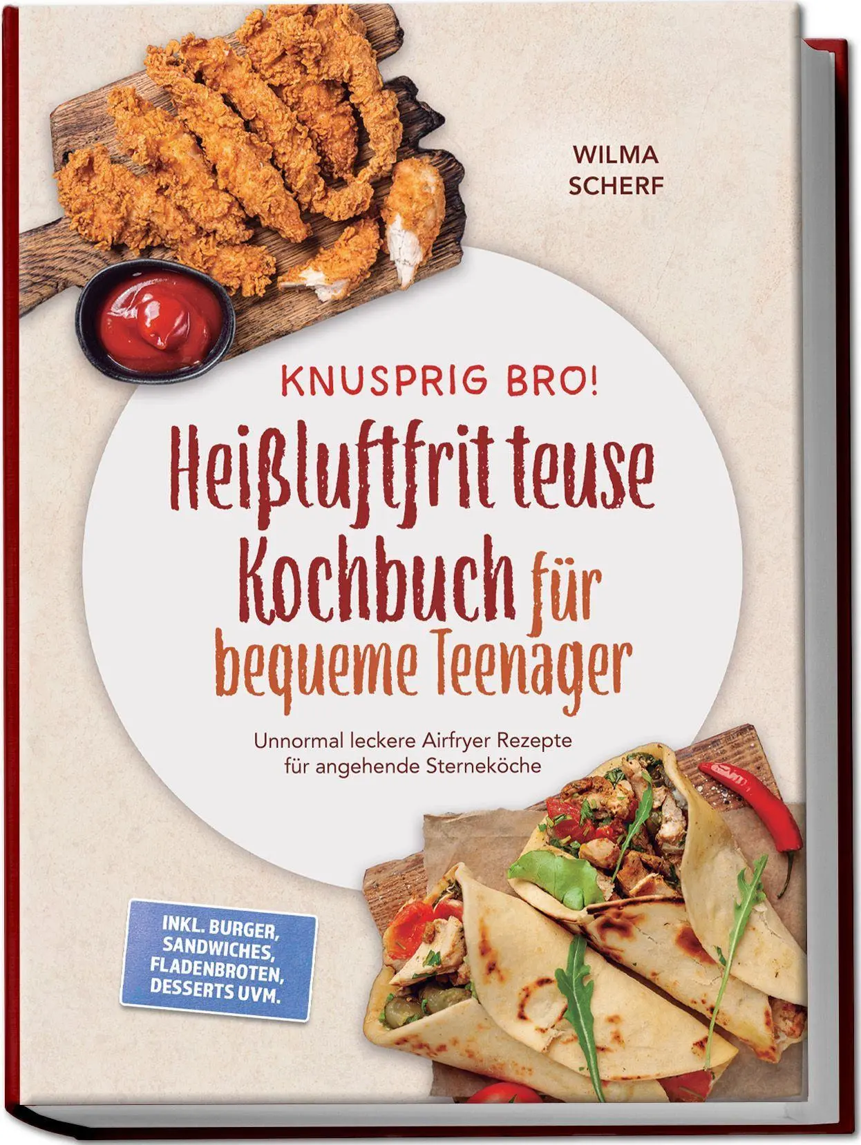 Cover: 9783757644048 | Knusprig Bro! Heißluftfritteuse Kochbuch für bequeme Teenager:...
