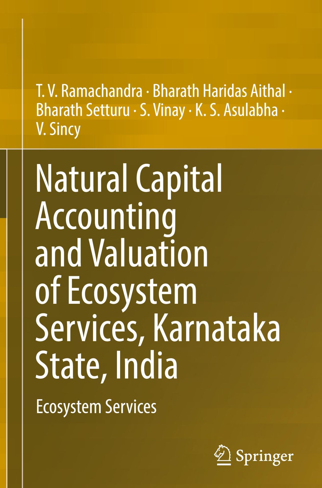 Cover: 9789819724048 | Natural Capital Accounting and Valuation of Ecosystem Services,...