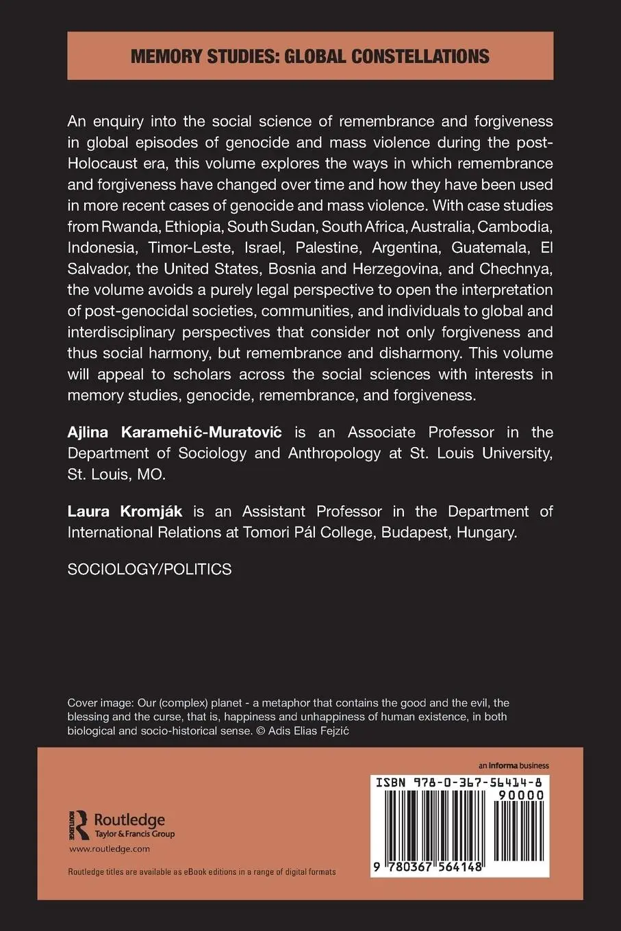 Rückseite: 9780367564148 | Remembrance and Forgiveness | Ajlina Karamehi¿-Muratovi¿ (u. a.)