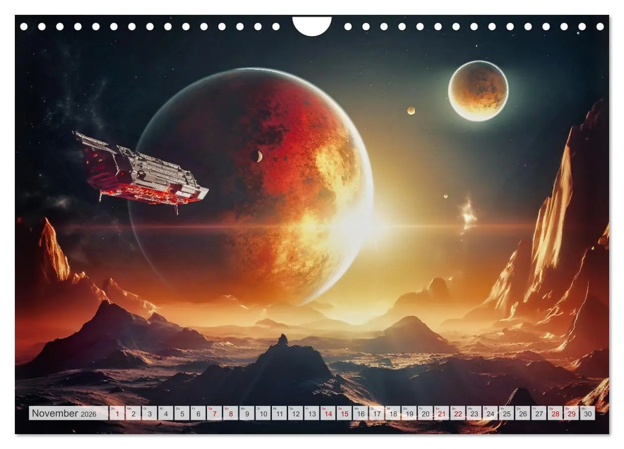 Bild: 9783457354148 | Extraterrestrisch - Auf fremden Planeten (Wandkalender 2026 DIN A4...