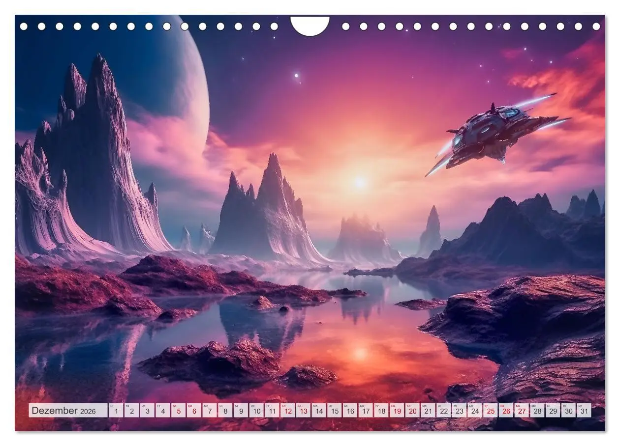 Bild: 9783457354148 | Extraterrestrisch - Auf fremden Planeten (Wandkalender 2026 DIN A4...