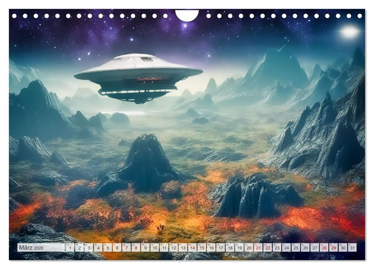 Bild: 9783457354148 | Extraterrestrisch - Auf fremden Planeten (Wandkalender 2026 DIN A4...