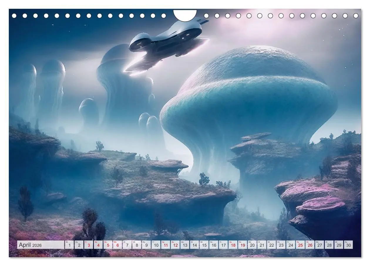 Bild: 9783457354148 | Extraterrestrisch - Auf fremden Planeten (Wandkalender 2026 DIN A4...