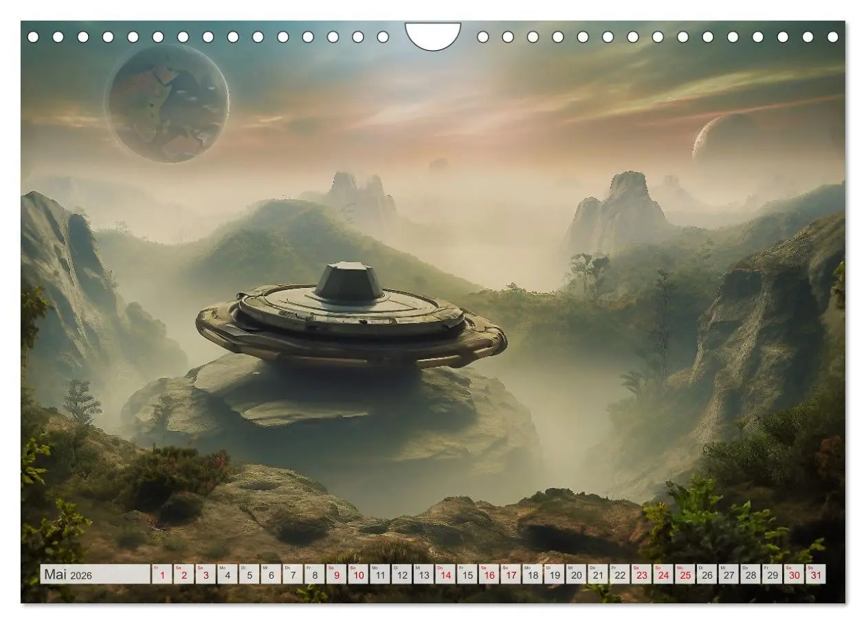 Bild: 9783457354148 | Extraterrestrisch - Auf fremden Planeten (Wandkalender 2026 DIN A4...