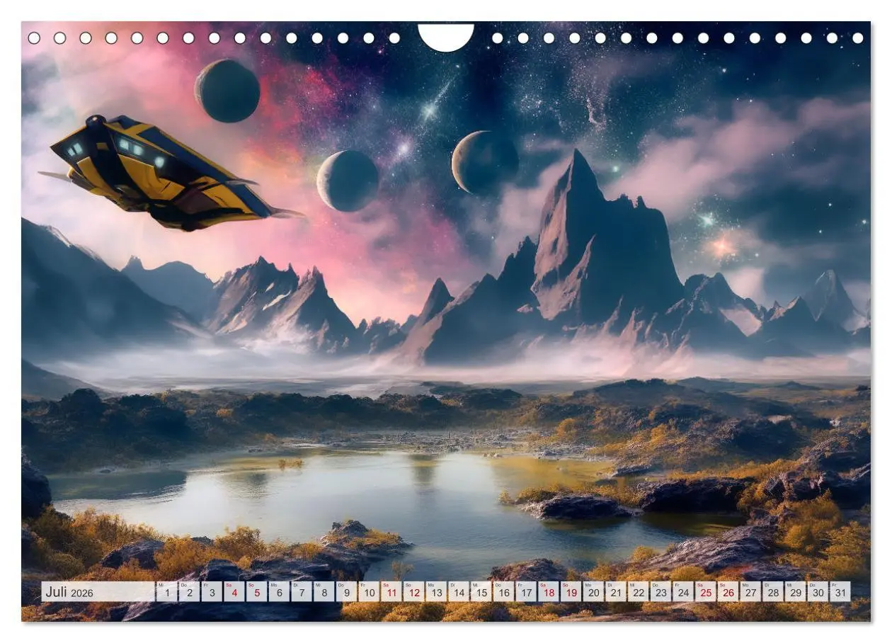 Bild: 9783457354148 | Extraterrestrisch - Auf fremden Planeten (Wandkalender 2026 DIN A4...