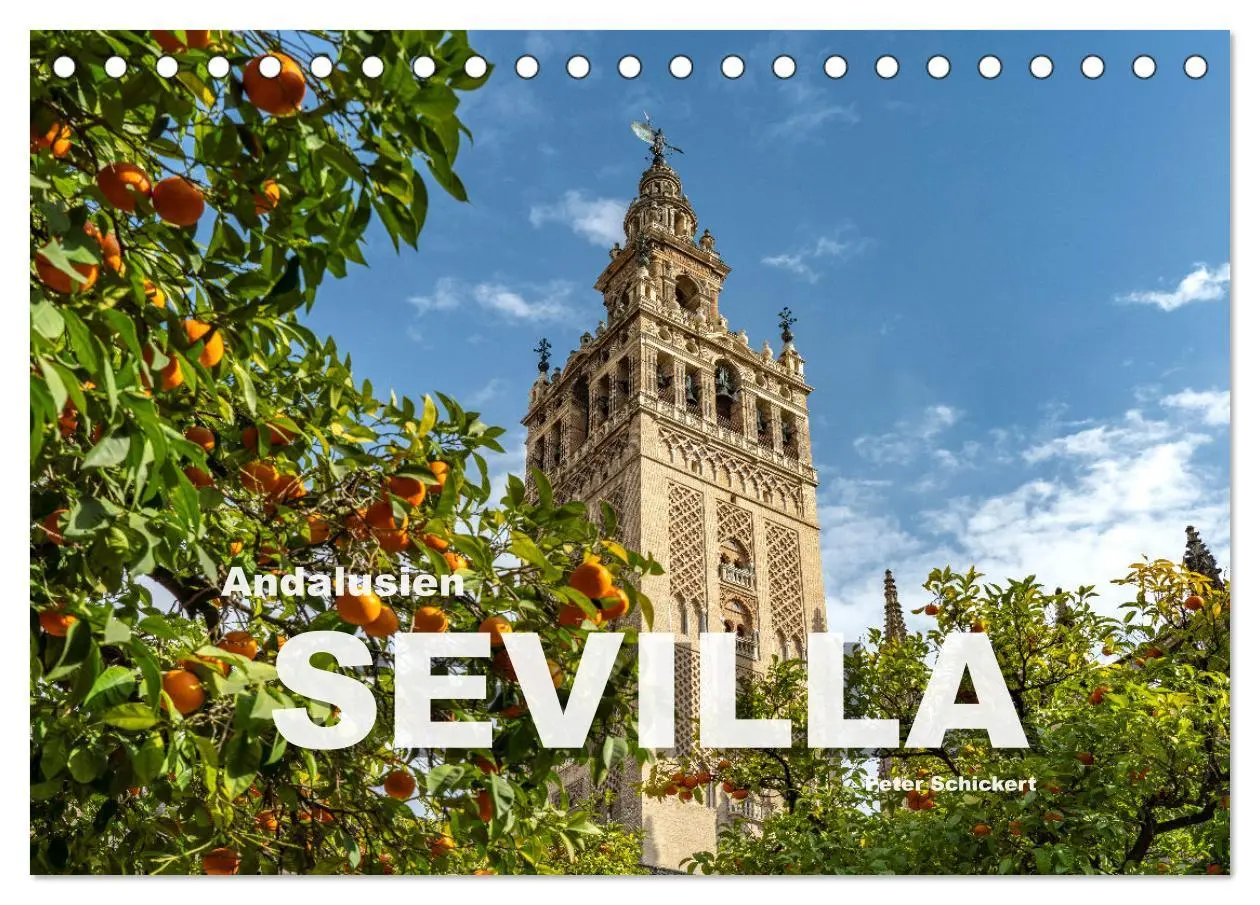 Cover: 9783457594148 | Andalusien - Sevilla (Tischkalender 2026 DIN A5 quer), CALVENDO...