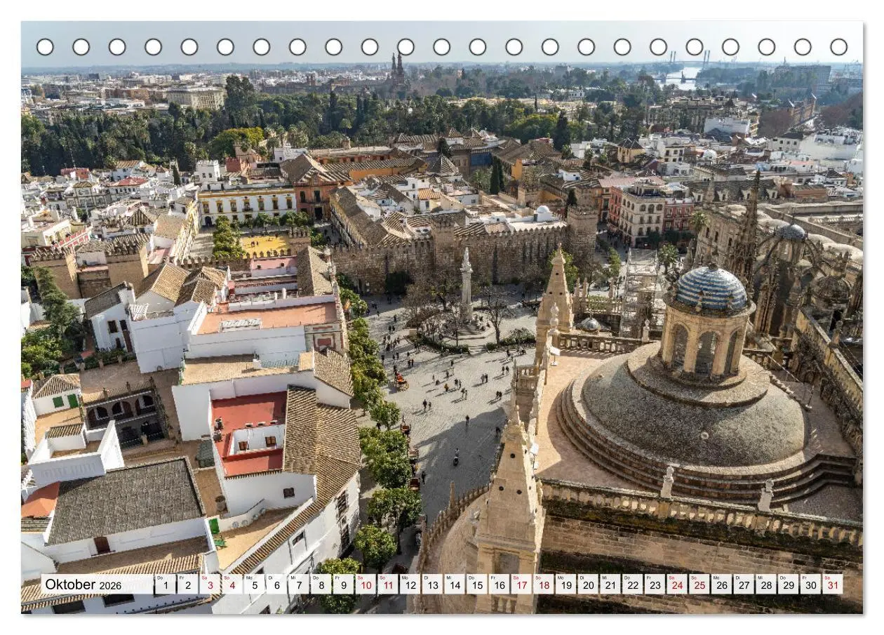 Bild: 9783457594148 | Andalusien - Sevilla (Tischkalender 2026 DIN A5 quer), CALVENDO...