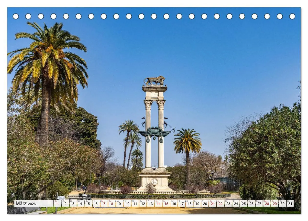 Bild: 9783457594148 | Andalusien - Sevilla (Tischkalender 2026 DIN A5 quer), CALVENDO...