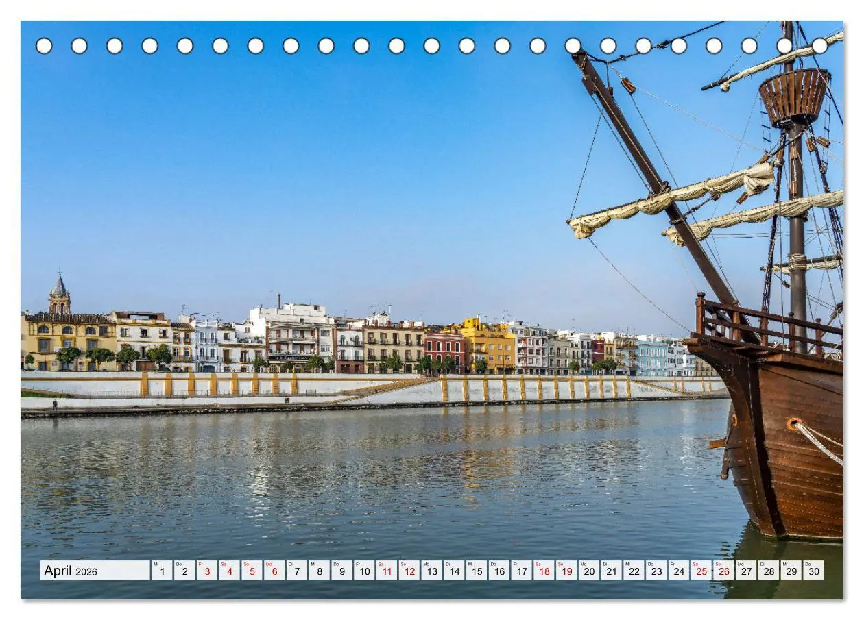 Bild: 9783457594148 | Andalusien - Sevilla (Tischkalender 2026 DIN A5 quer), CALVENDO...