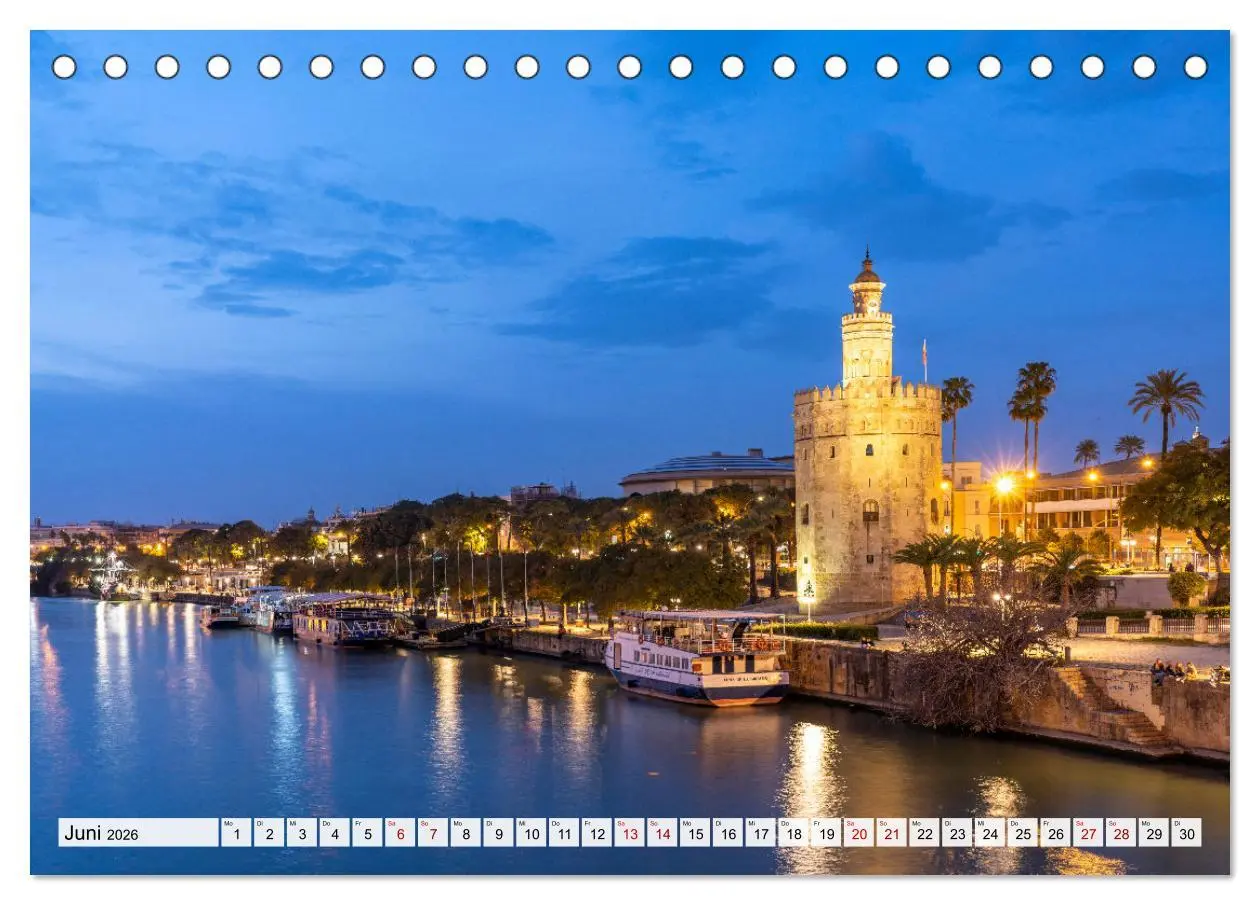 Bild: 9783457594148 | Andalusien - Sevilla (Tischkalender 2026 DIN A5 quer), CALVENDO...