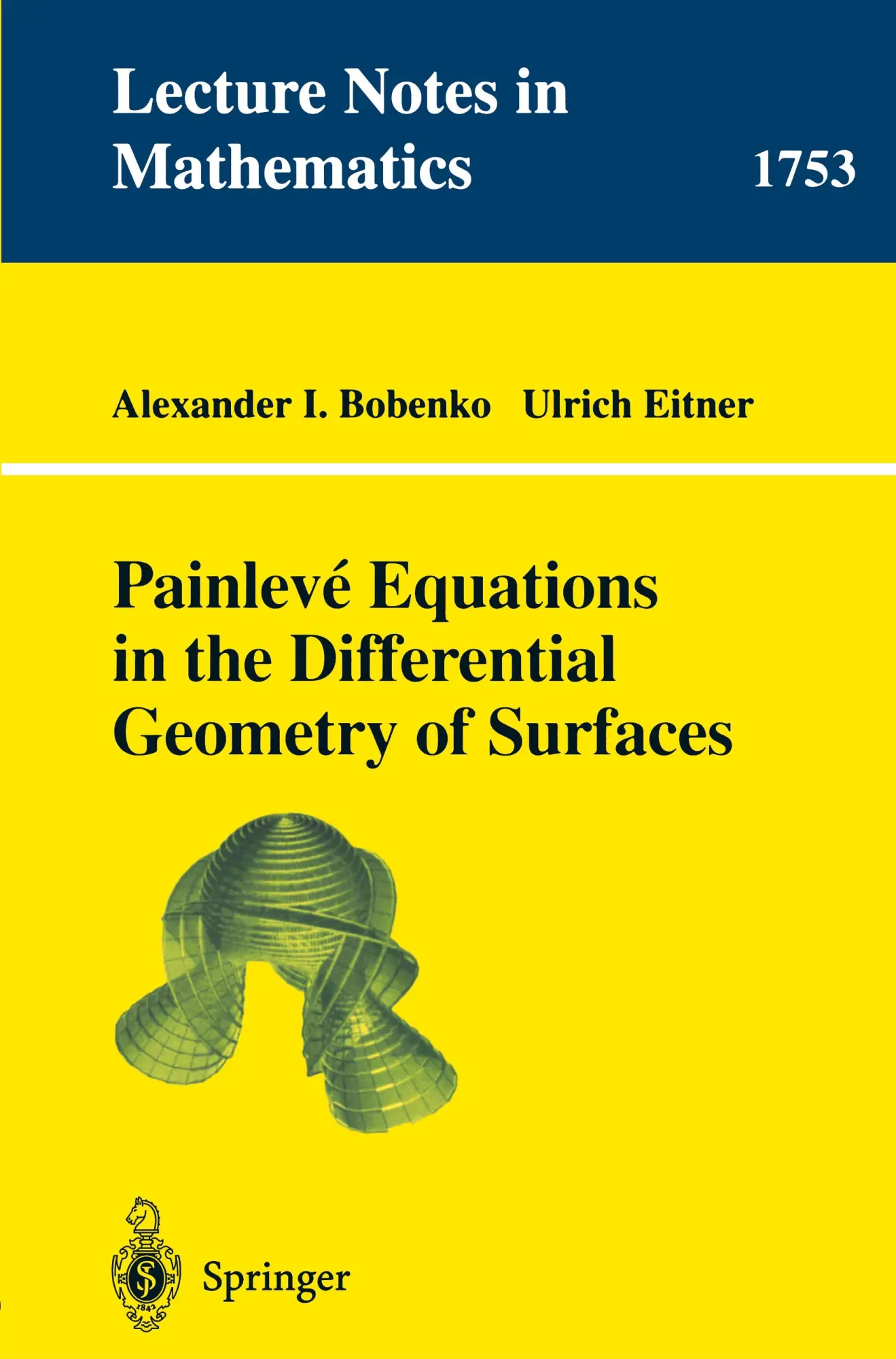 Cover: 9783540414148 | Painlevé Equations in the Differential Geometry of Surfaces | Buch
