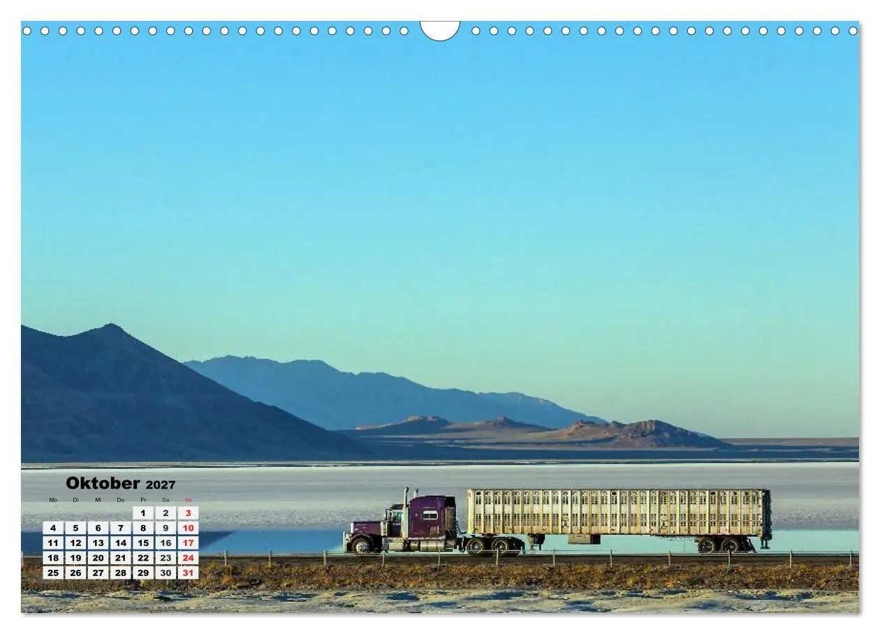 Bild: 9783569914148 | US-Trucks. Faszination Langhauber (Wandkalender 2027 DIN A3 quer),...