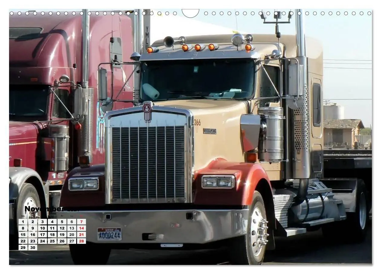 Bild: 9783569914148 | US-Trucks. Faszination Langhauber (Wandkalender 2027 DIN A3 quer),...