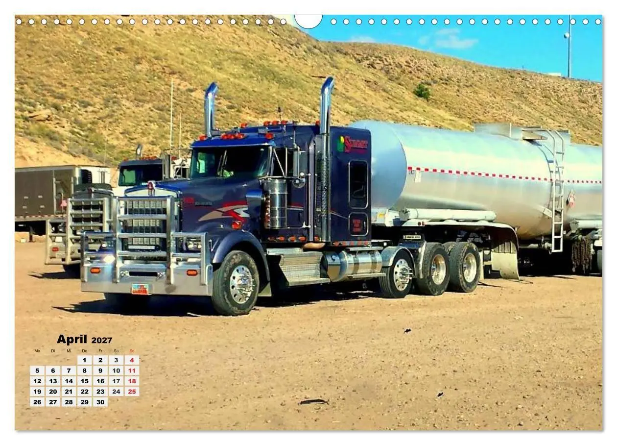 Bild: 9783569914148 | US-Trucks. Faszination Langhauber (Wandkalender 2027 DIN A3 quer),...