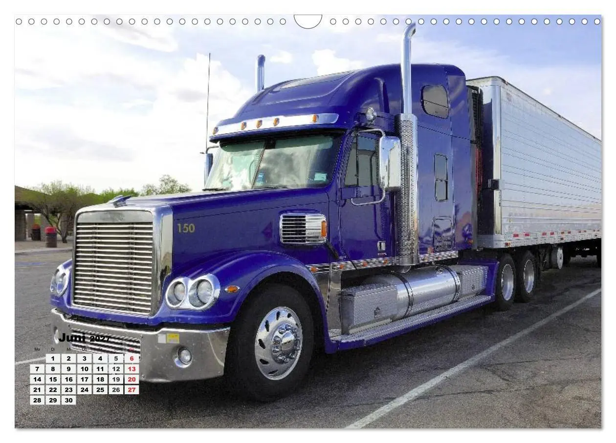 Bild: 9783569914148 | US-Trucks. Faszination Langhauber (Wandkalender 2027 DIN A3 quer),...