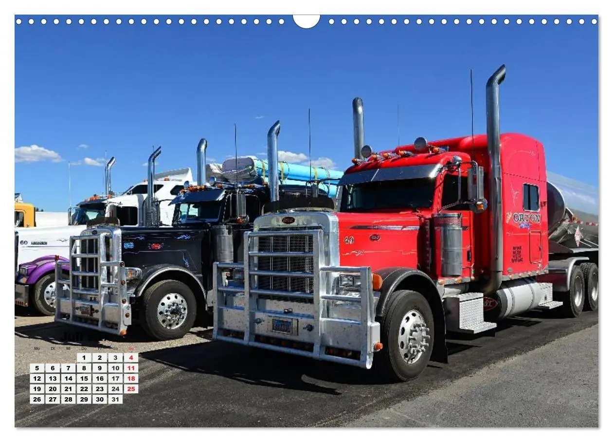 Bild: 9783569914148 | US-Trucks. Faszination Langhauber (Wandkalender 2027 DIN A3 quer),...
