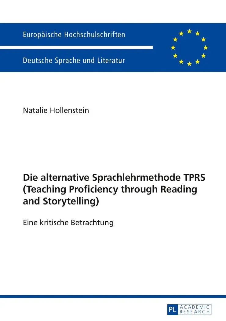 Cover: 9783631734148 | Die alternative Sprachlehrmethode TPRS (Teaching Proficiency...