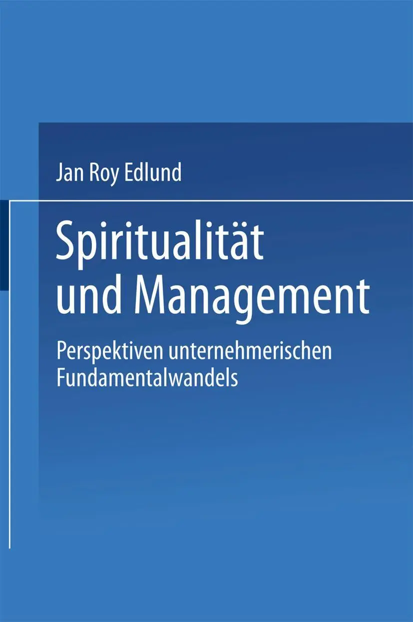 Cover: 9783824404148 | Spiritualität und Management | Jan R. Edlund | Taschenbuch | 449 S.