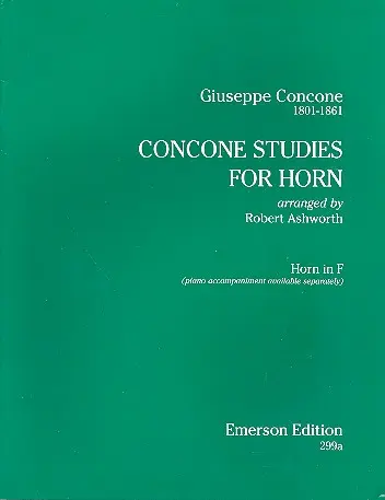 Cover: 9790570404148 | Studies | Concone | Buch | Emerson Editions limited