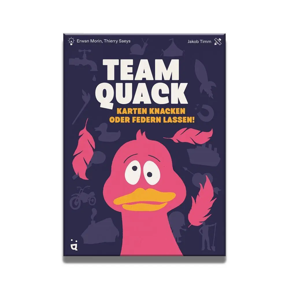 Cover: 7640139534248 | Team Quack | Karten knacken oder Federn lassen | Thierry Saeys (u. a.)
