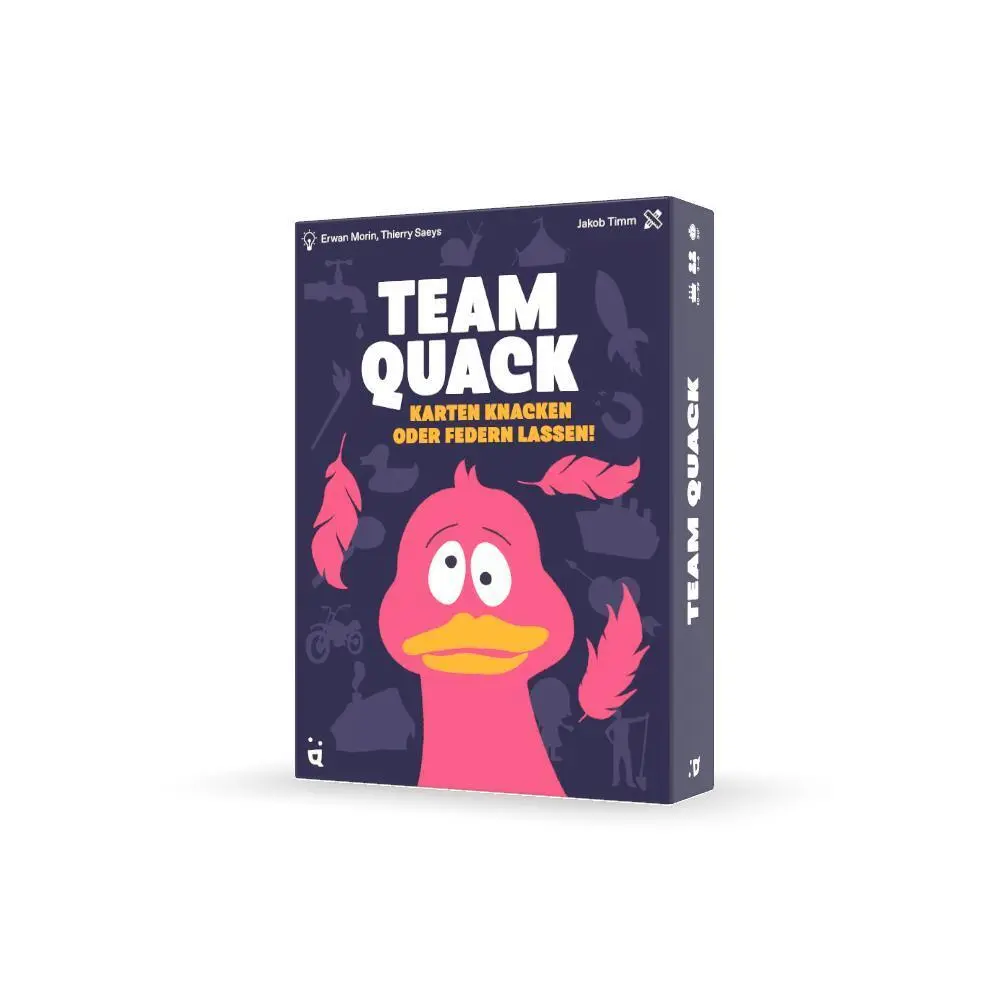 Bild: 7640139534248 | Team Quack | Karten knacken oder Federn lassen | Thierry Saeys (u. a.)