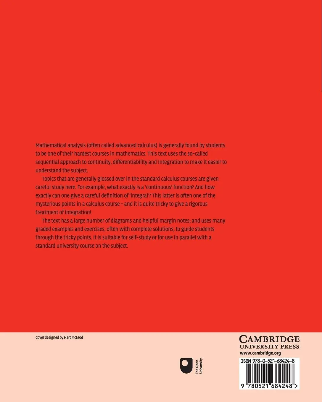 Rückseite: 9780521684248 | First Course Mathematical Analysis | David Alexander Brannan | Buch