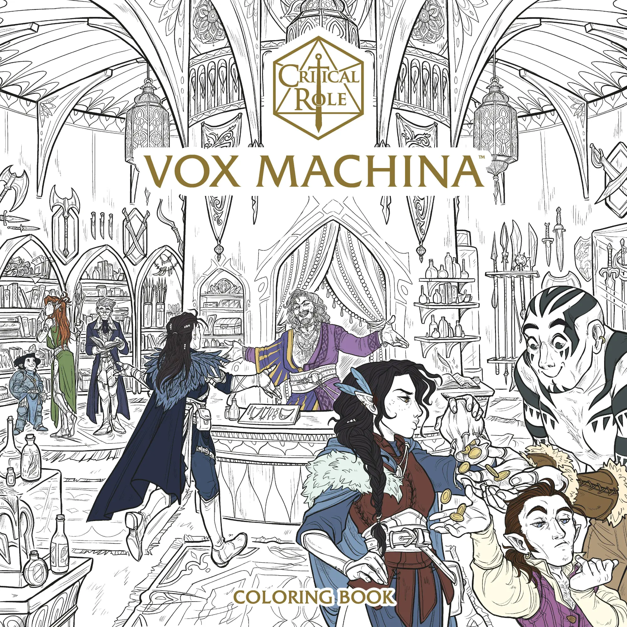 Cover: 9781506734248 | Critical Role: Vox Machina Coloring Book | Critical Role | Taschenbuch