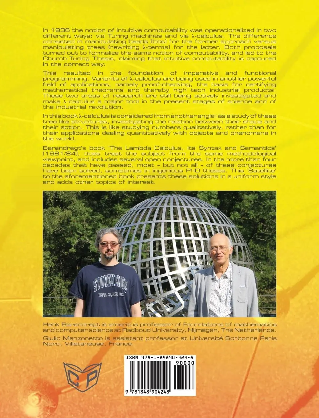 Rückseite: 9781848904248 | A Lambda Calculus Satellite | Henk Barendregt (u. a.) | Buch | 2023
