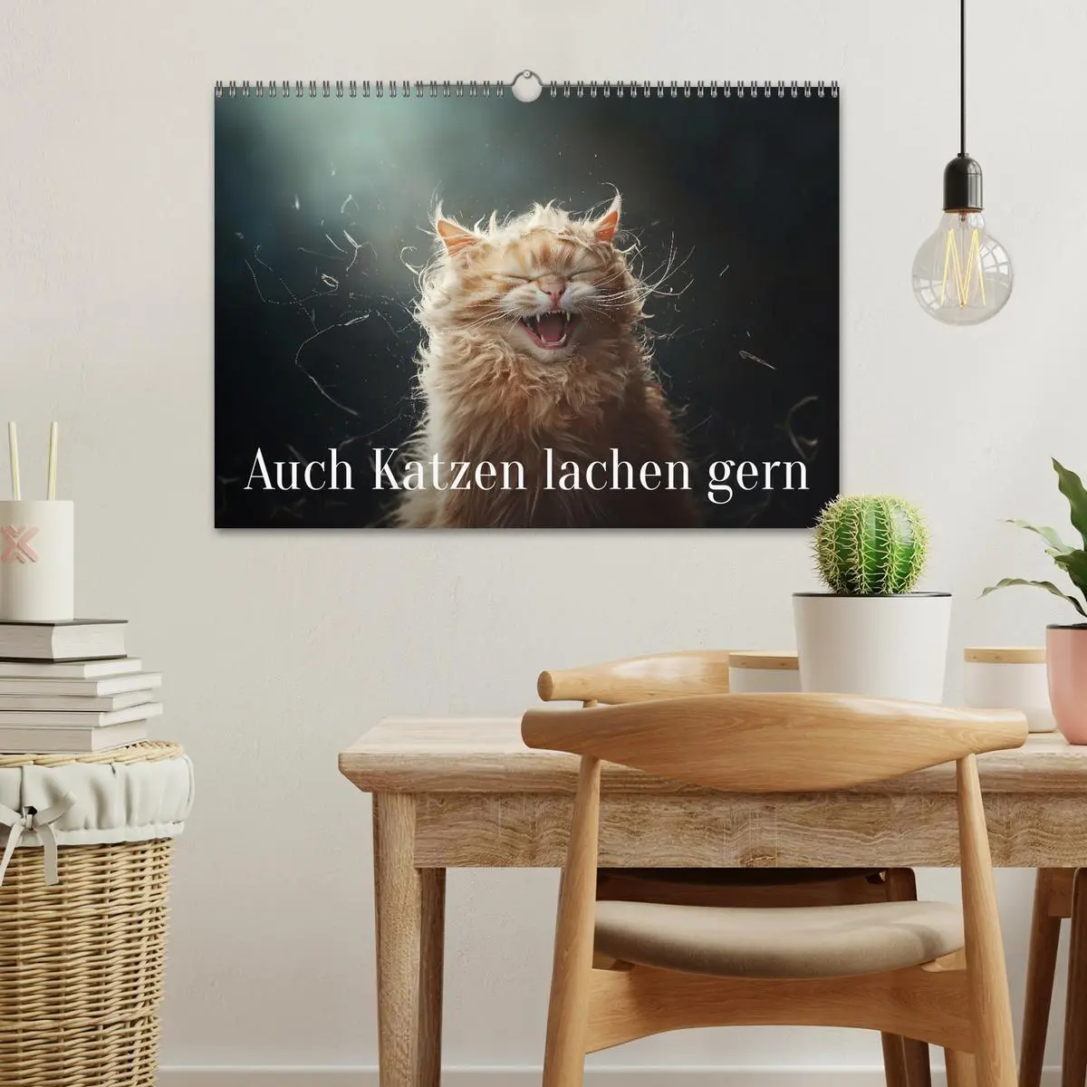 Bild: 9783457344248 | Auch Katzen lachen gern (Wandkalender 2026 DIN A3 quer), CALVENDO...